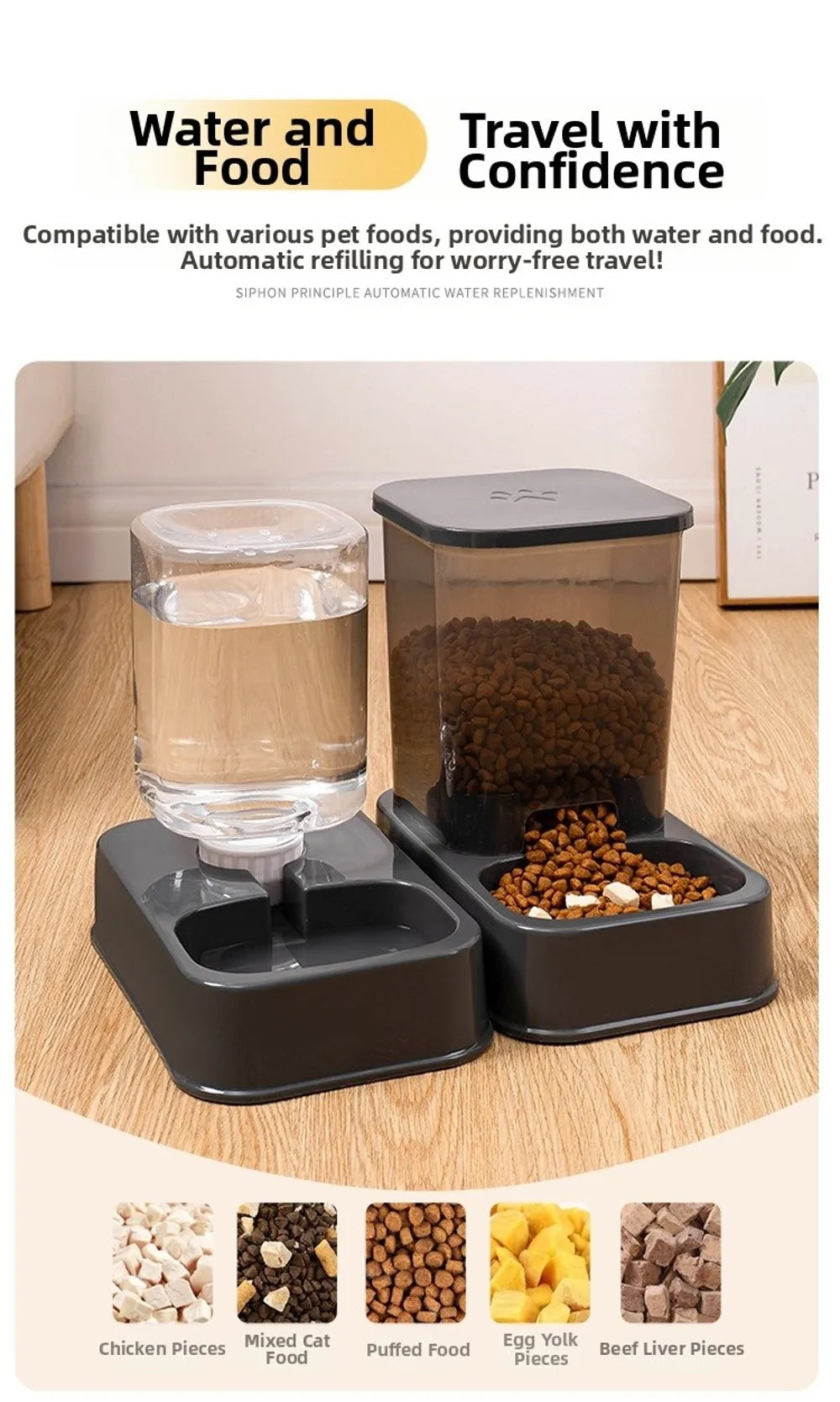 Snoutik Automatic Pet Feeder Set