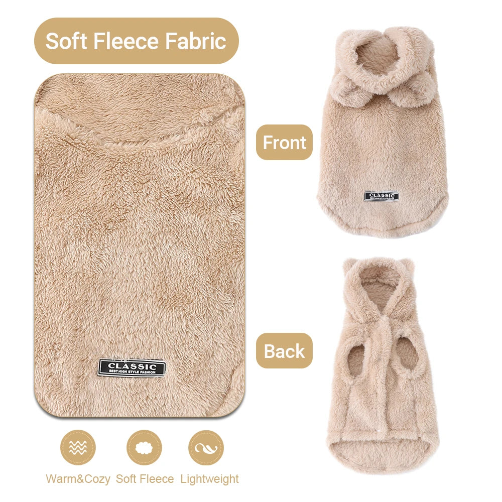 Snoutik Winter Fleece Pet Hoodie