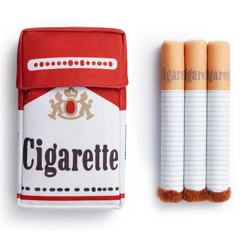 Snoutik Plush Dog Toy – Cigarette Design