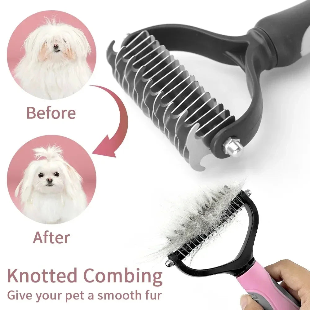 Snoutik Stainless Steel Pet Hair Removal Comb