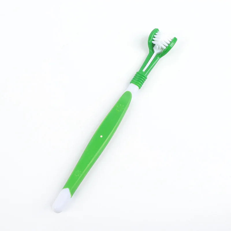 Snoutik Three‑Sided Pet Toothbrush