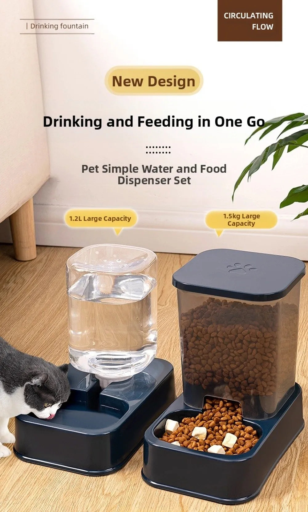 Snoutik Automatic Pet Feeder Set