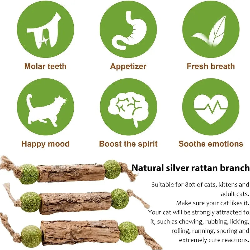 Snoutik NatureBite Catnip Sticks