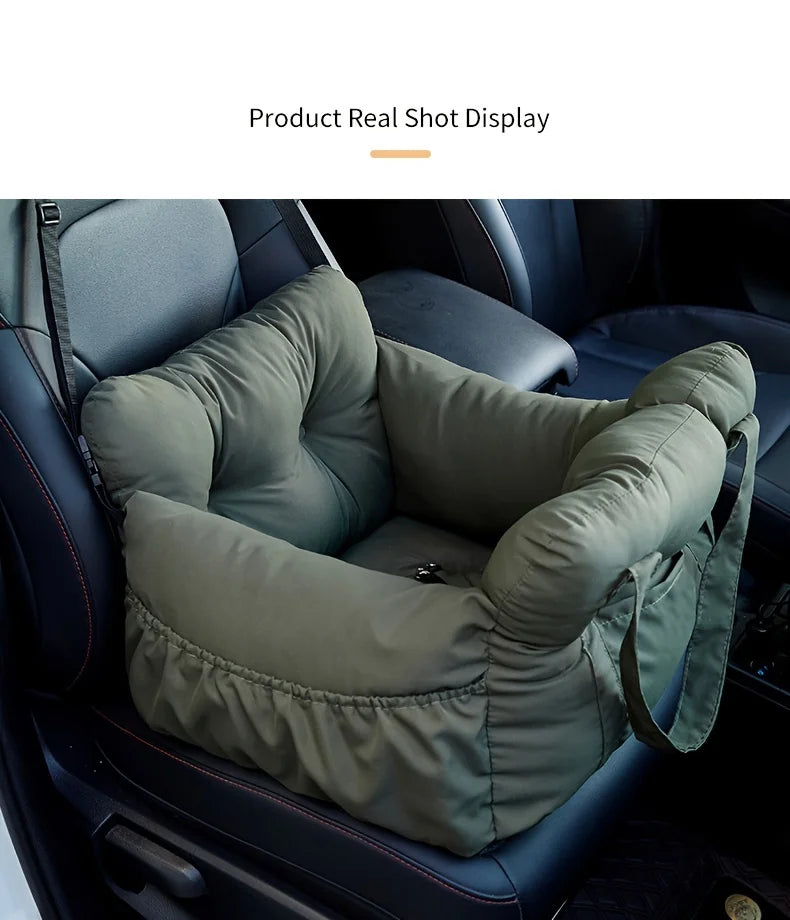 Snoutik Comfortable Dog Car Seat with Safety Belt