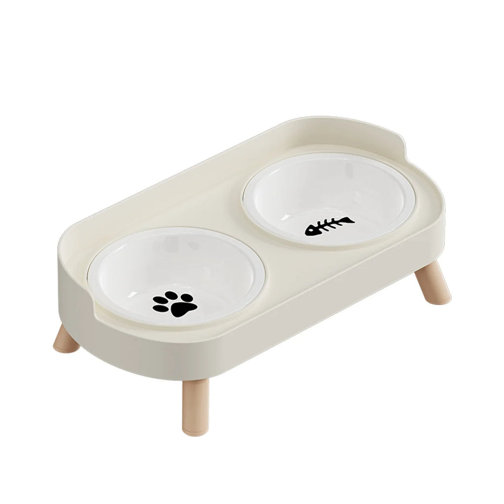 Snoutik Adjustable Double Bowl Feeder