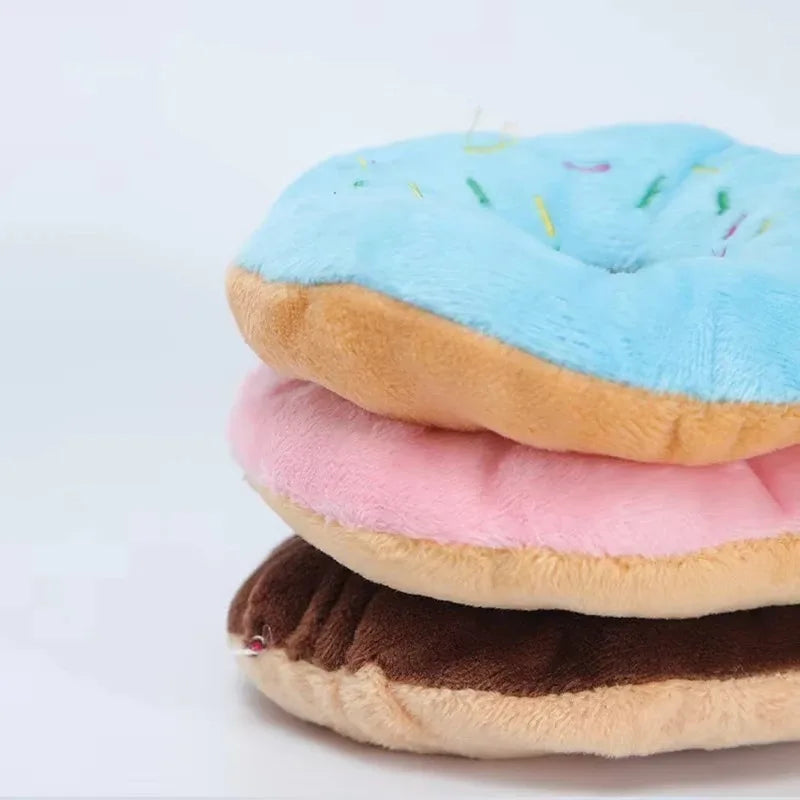 Snoutik Plush Donut Dog Toy
